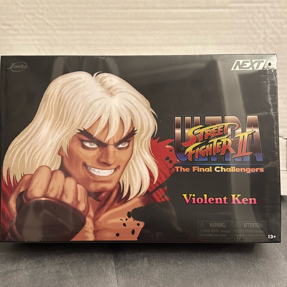Street Fighter II Violent Ken Deluxe Figure - Picture 1 of 6